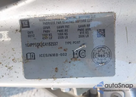 2012 Buick Verano z USA, uszkodzony, nr VIN 1G4PP5SK8C4162537